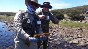 George lands one at Lake Fergus